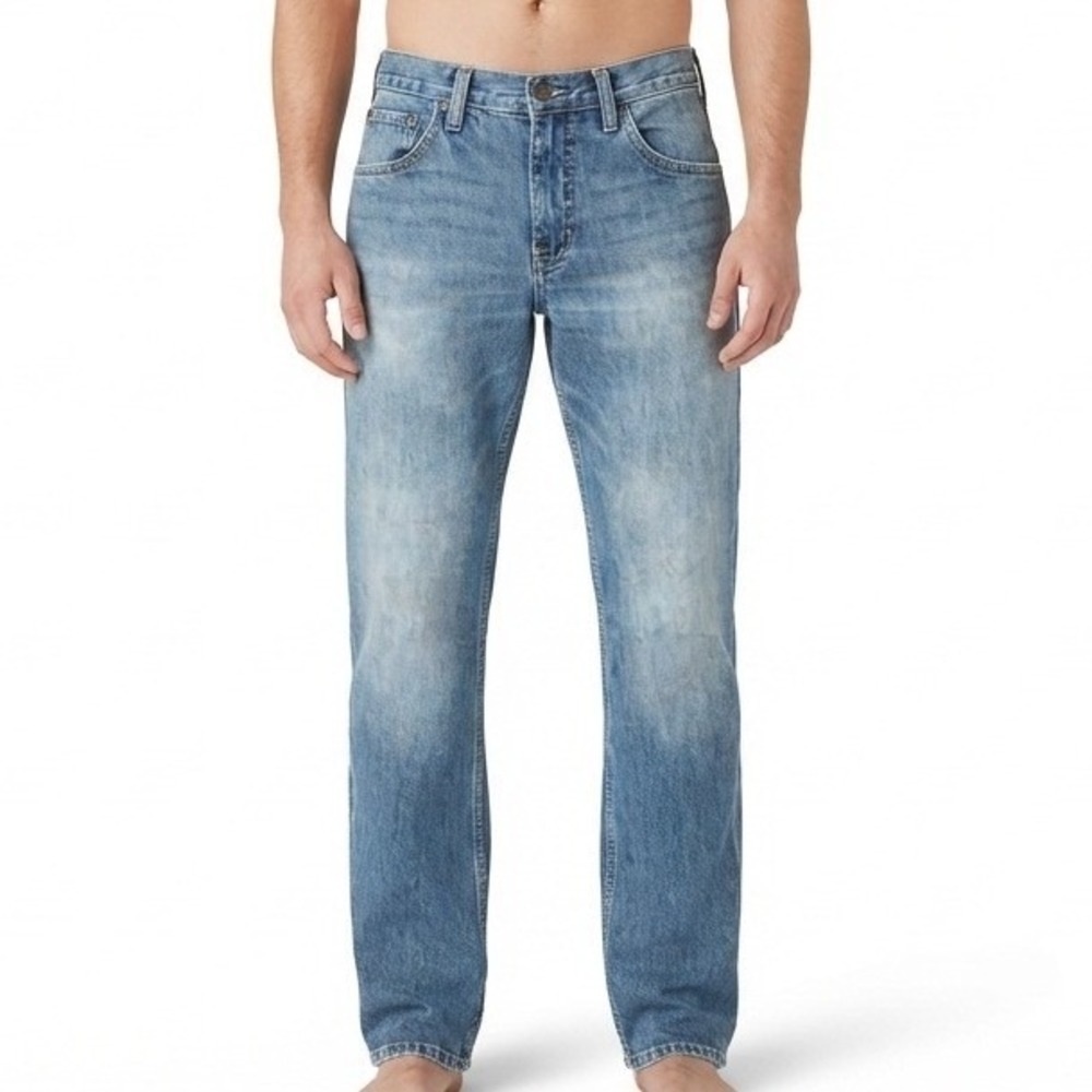 Wrangler 20X Jeans Mens 34x32 Blue Light Wash Western Straight Leg